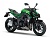 Kawasaki Z1000 ABS Зеленый, черный, синий