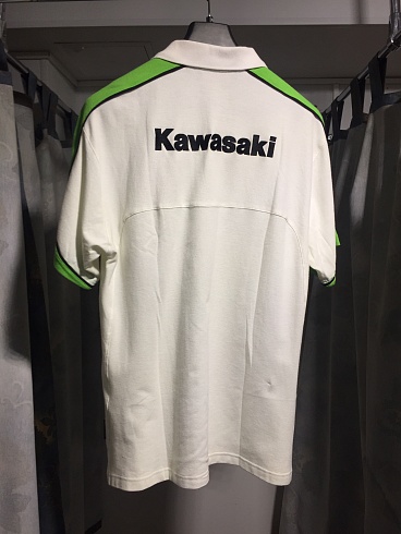 Белая тениская Kawasaki