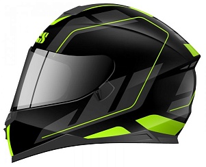 Шлем IXS HX 1100 черно-зеленый