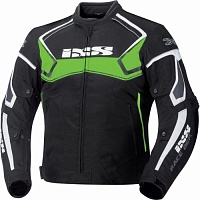 Мотокуртка IXS Activo черно-зеленая