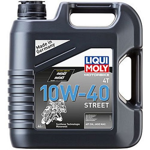 Синтетическое масло ликви моли 10w40 для мотоциклов 4 л.