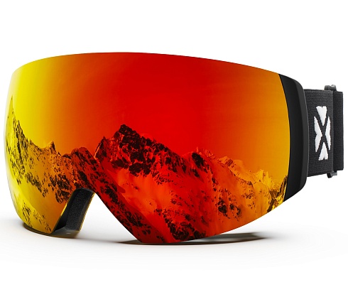 Горнолыжные / снегоходные очки на магнитной линзе
