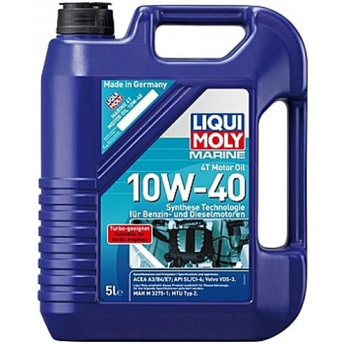 Синтетическое масло Liqui Moly 10W-40 5л для 4-такт. ПЛМ
