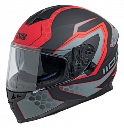 Шлем интеграл IXS HX 1100 2.2 чёрно-красный