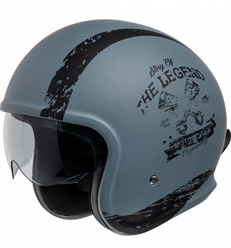 Открытый мотошлем с очками Jet Helmet iXS880 2.0 X10061 M93 в Самаре