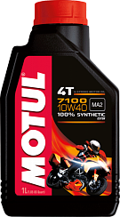 Синтетическое масло motul 10w40 7100
